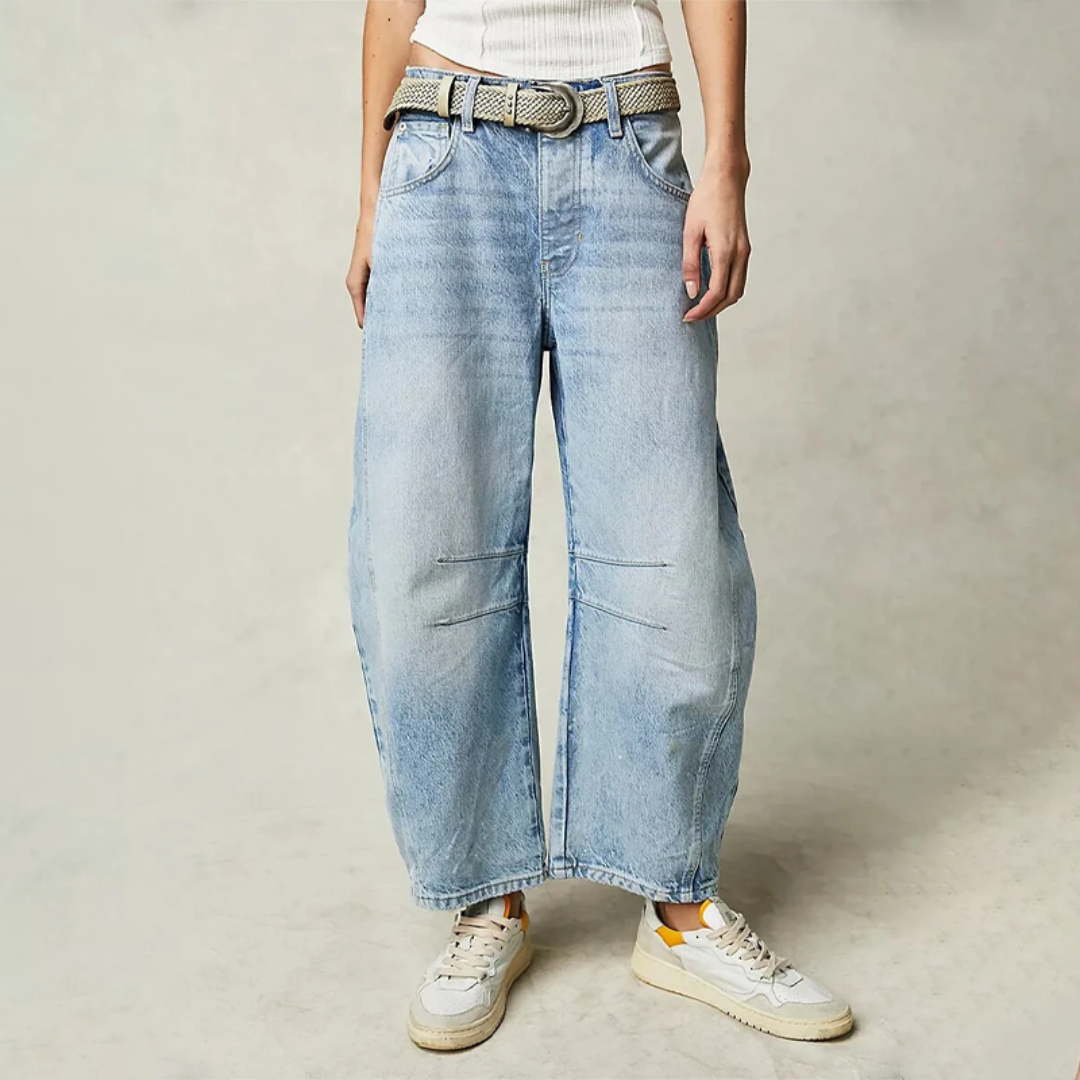 Greta | Jeans Comfort Gamba Larga