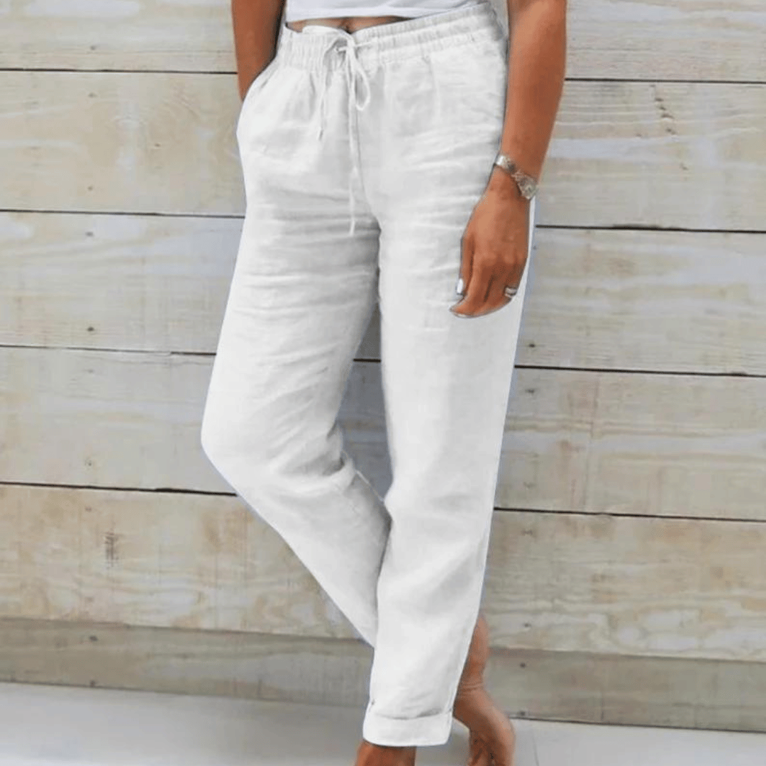 Rachele | Pantaloni Elasticizzati In Cotone