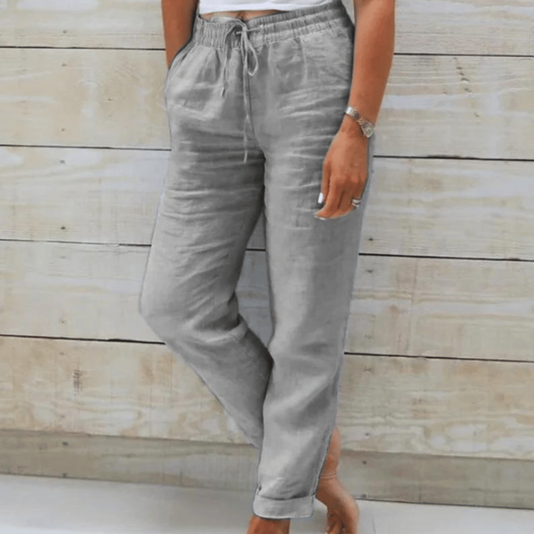 Rachele | Pantaloni Elasticizzati In Cotone