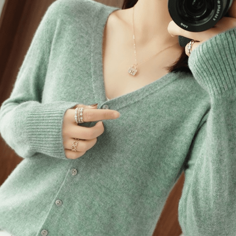 Carlotta® | Cardigan In Cotone Artigianale