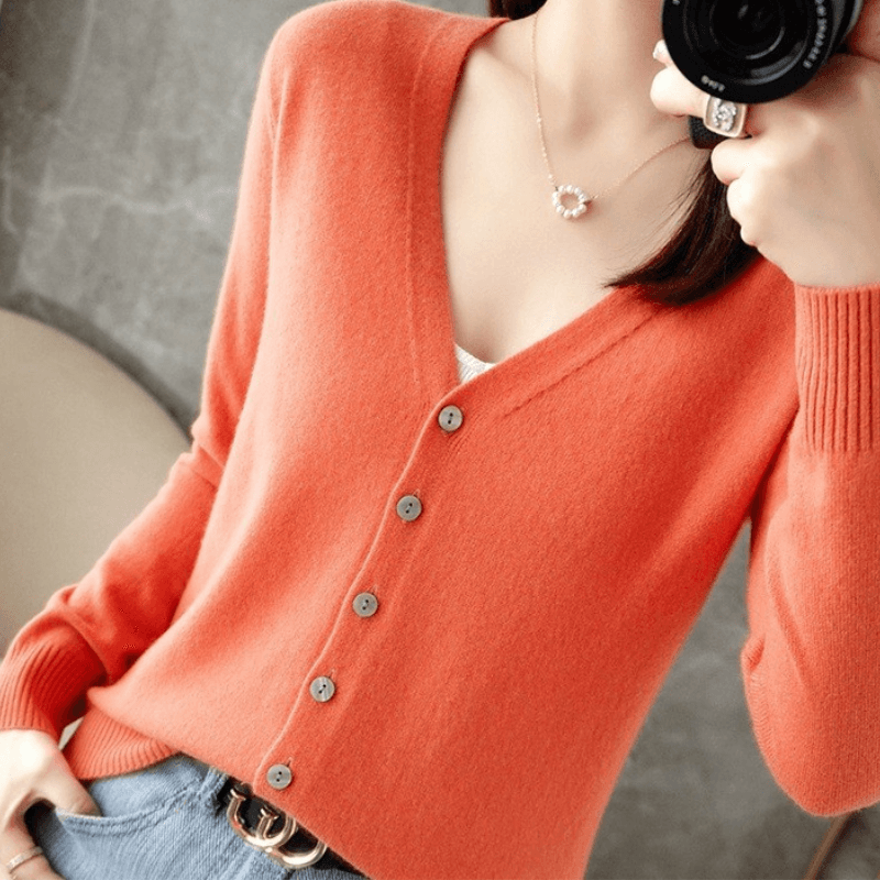 Carlotta® | Cardigan In Cotone Artigianale