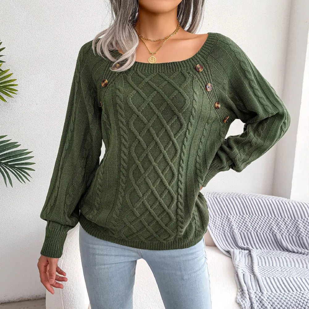 Lidia - Pullover Elegante a Maniche Munghe