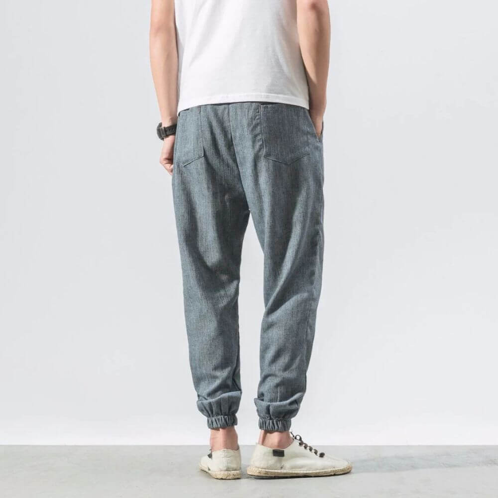 Yoko- Pantaloni Comfort Leggeri In Cotone