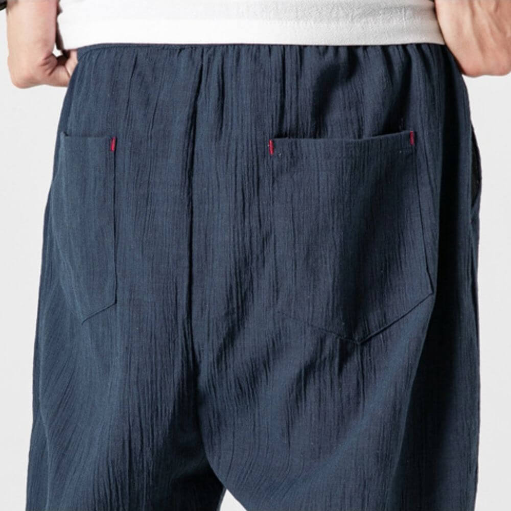 Yoko- Pantaloni Comfort Leggeri In Cotone