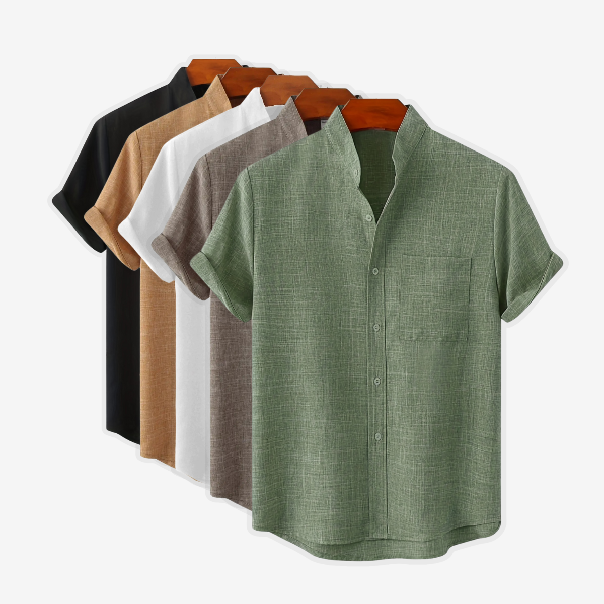 Damer | Camicia Da Uomo In Cotone e Lino