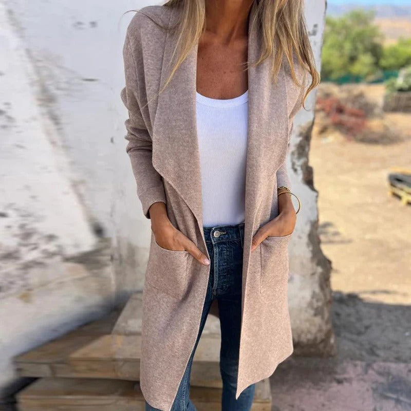 Kelly | Cappottino Stile Cardigan Sottile