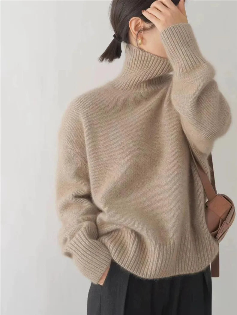 Lin - Maglia Dolcevita In Cashmere