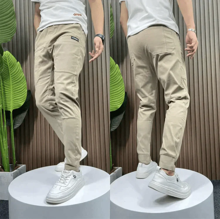 Yannick - Pantaloni Cargo Elasticizzati