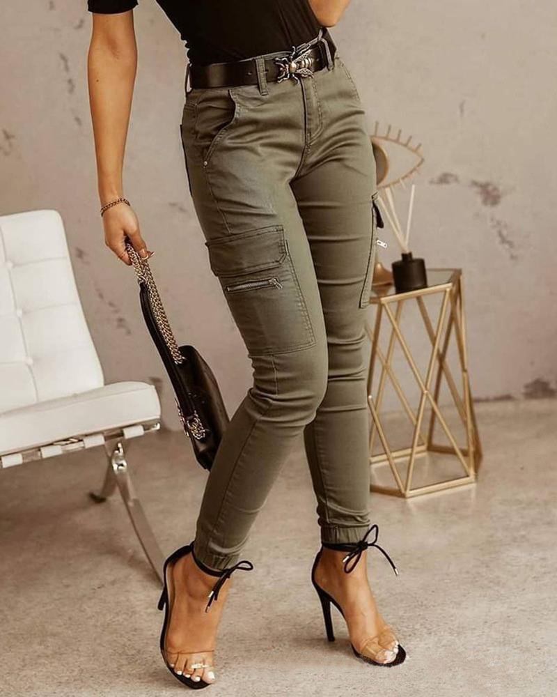 Dames Cargo Jeans - Zevara